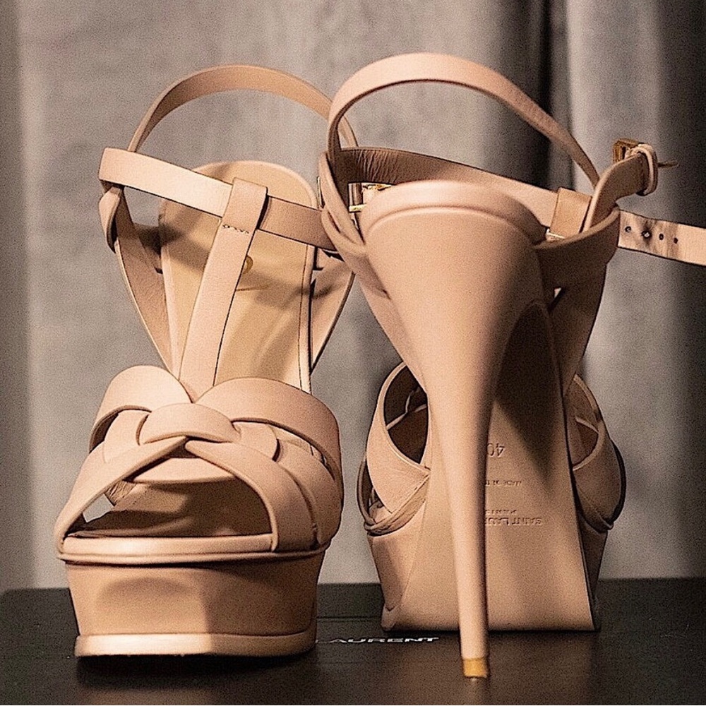 Nude Yves Saint Laurent YSL Tribute Heels